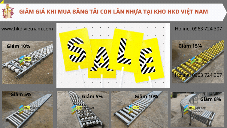 Giảm giá 10% khi mua thang con lăn nhựa tại kho hàng HKD