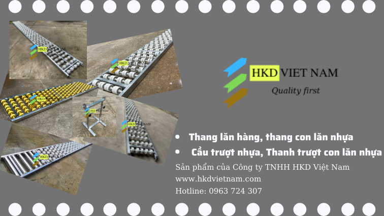 nơi sản xuất thang con lăn nhựa chất lượng được sản xuất tại công ty HKD Việt nam