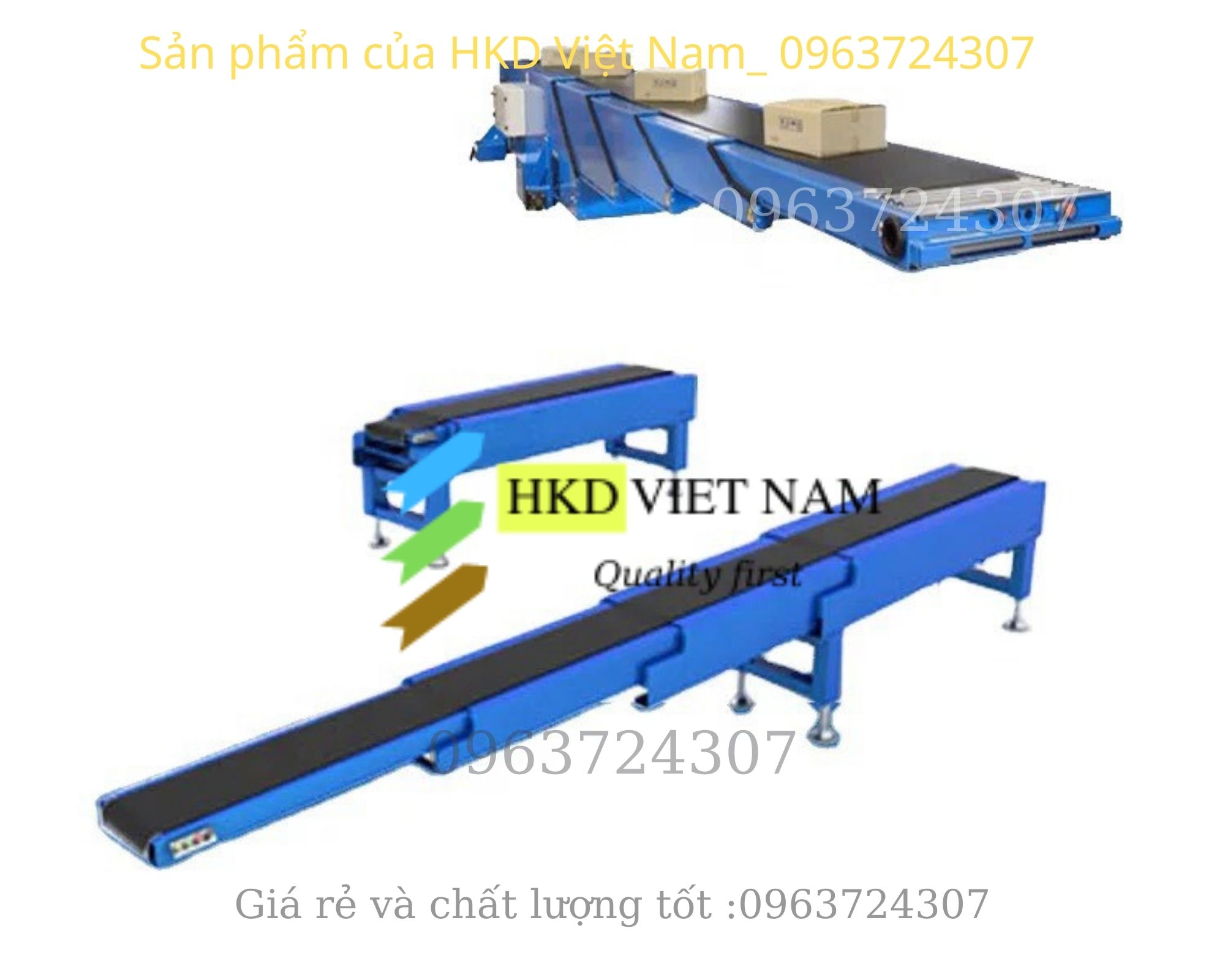 ăng tải pvc linh hoạt chuyển hàng lên xe
