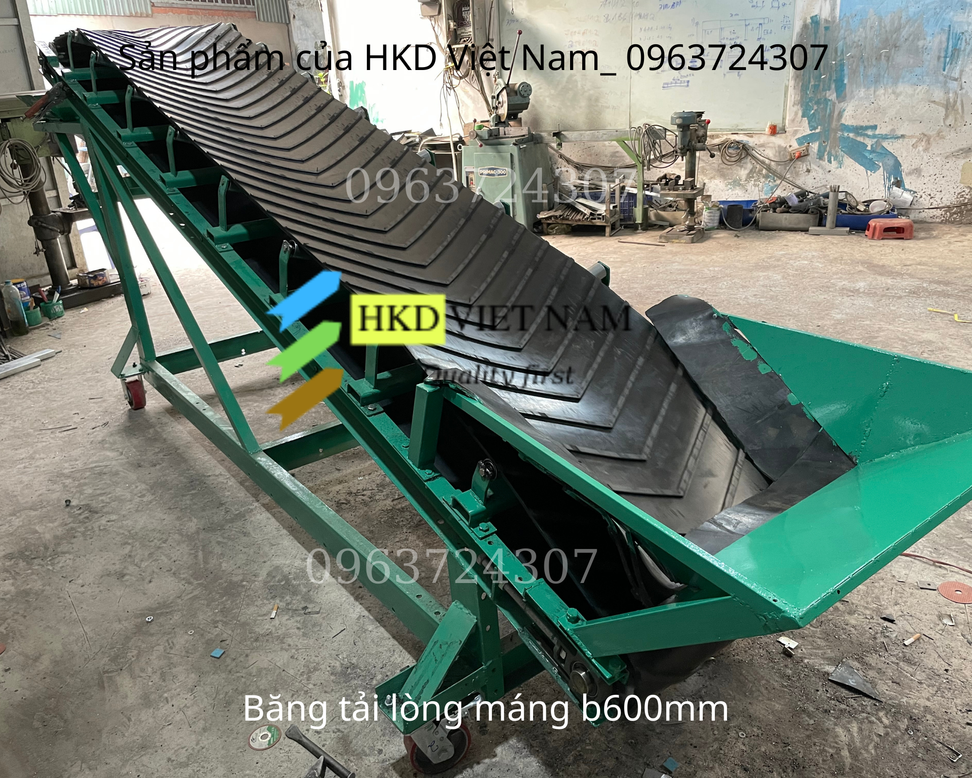 băng tải vận chuyển cát