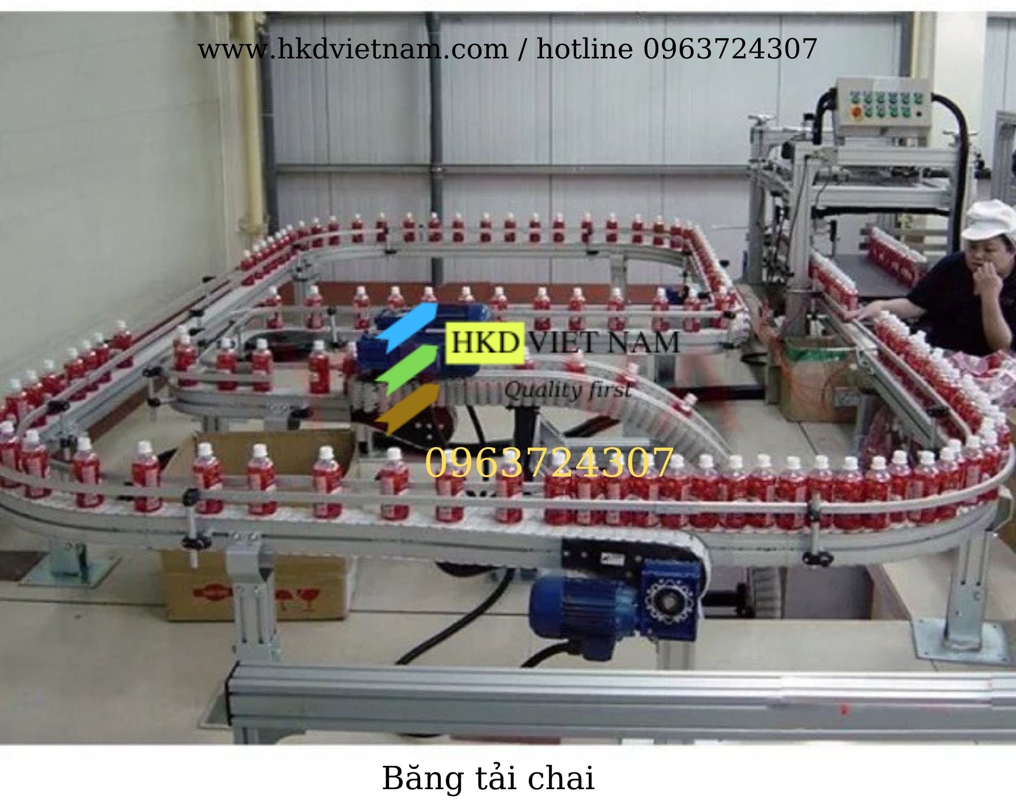 băng tải chai giá rẻ mà chất lượng tốt