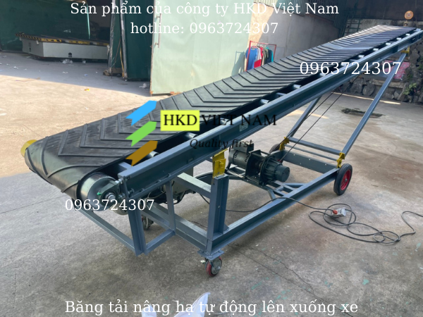 băng tải chuyển bao lên xe giá rẻ