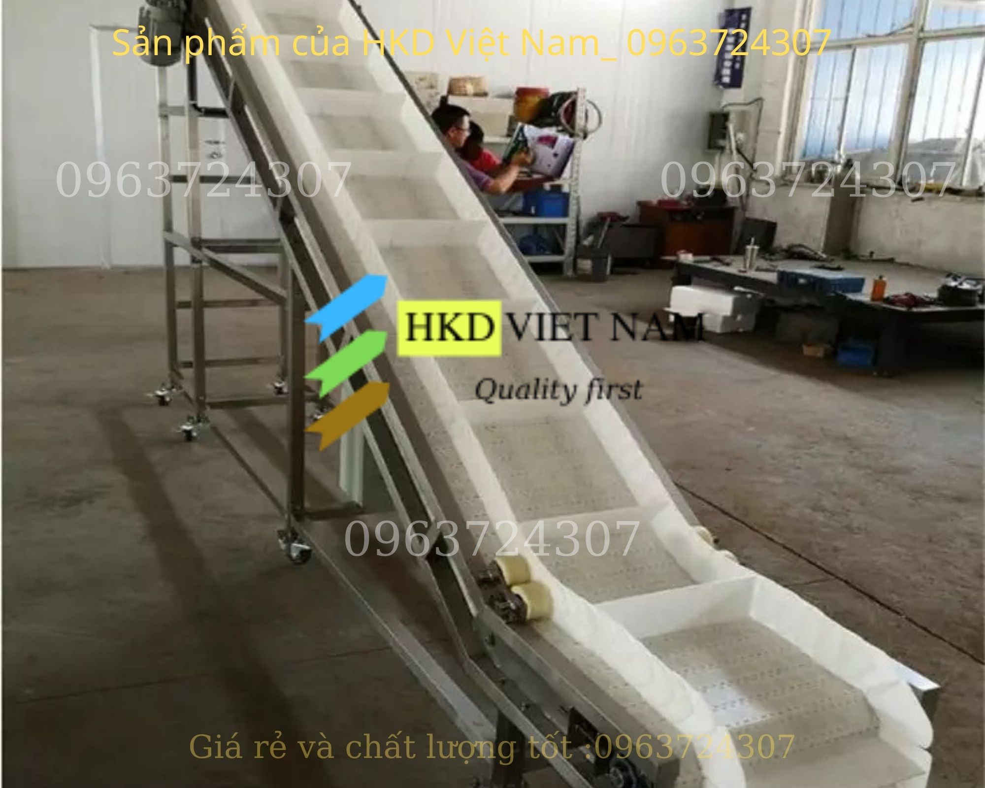 băng tải thực phầm xích nhựa giá rẻ